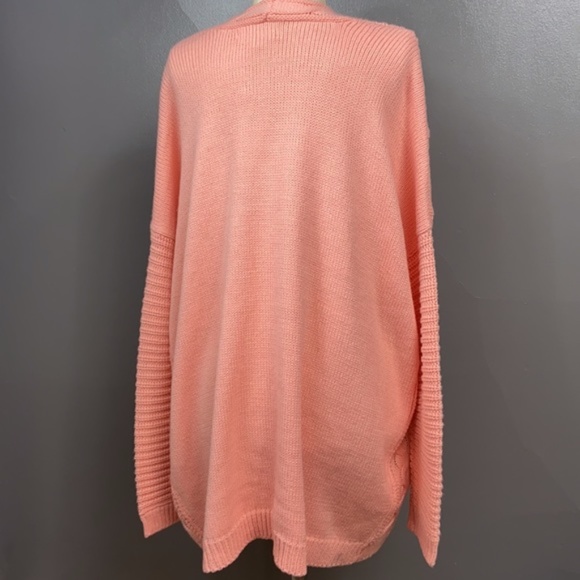 NWT No Comment Ladies Knit Peach Cardigan Sweater - Picture 3 of 5